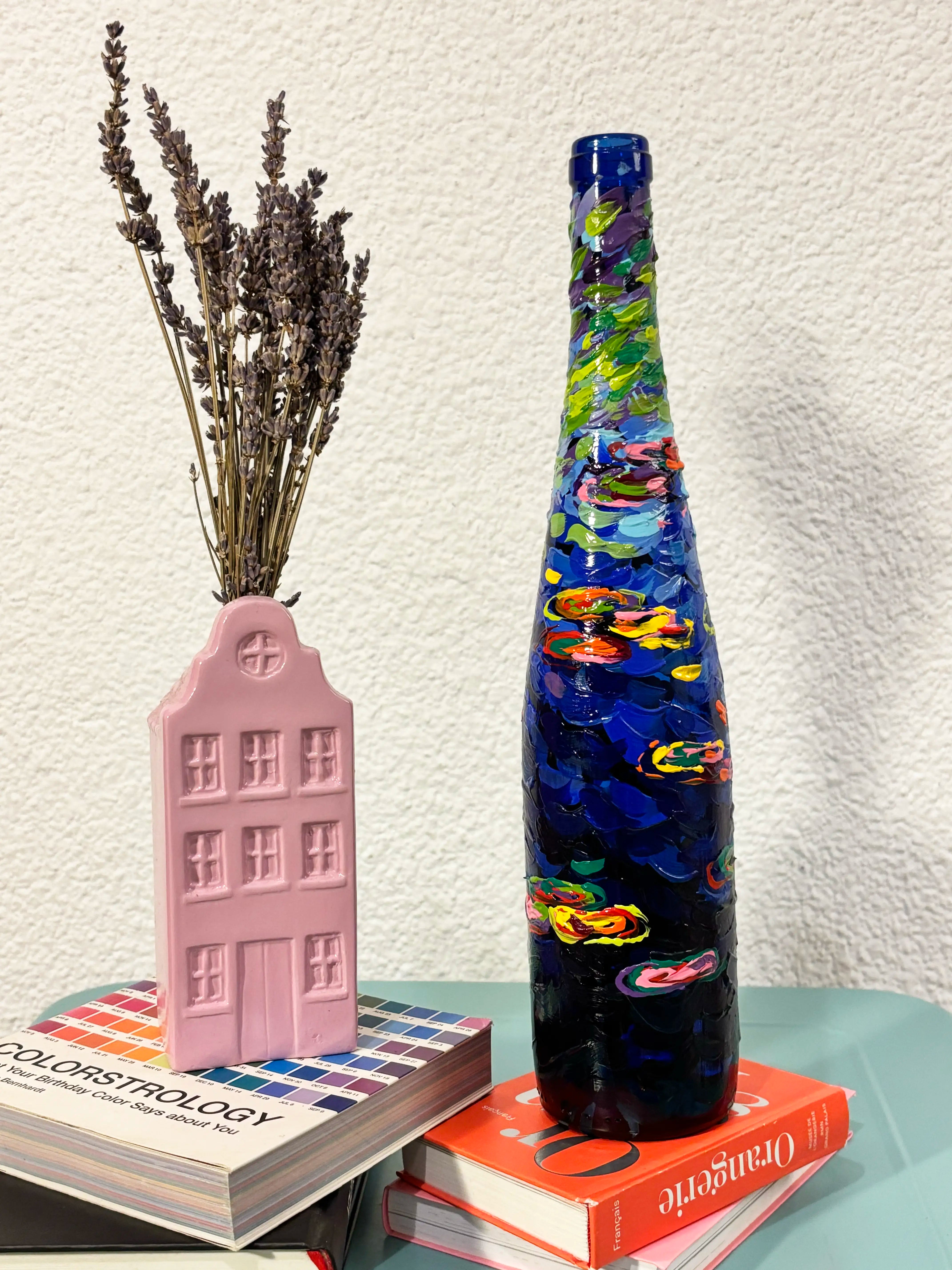 Botella "Azul Monet"
