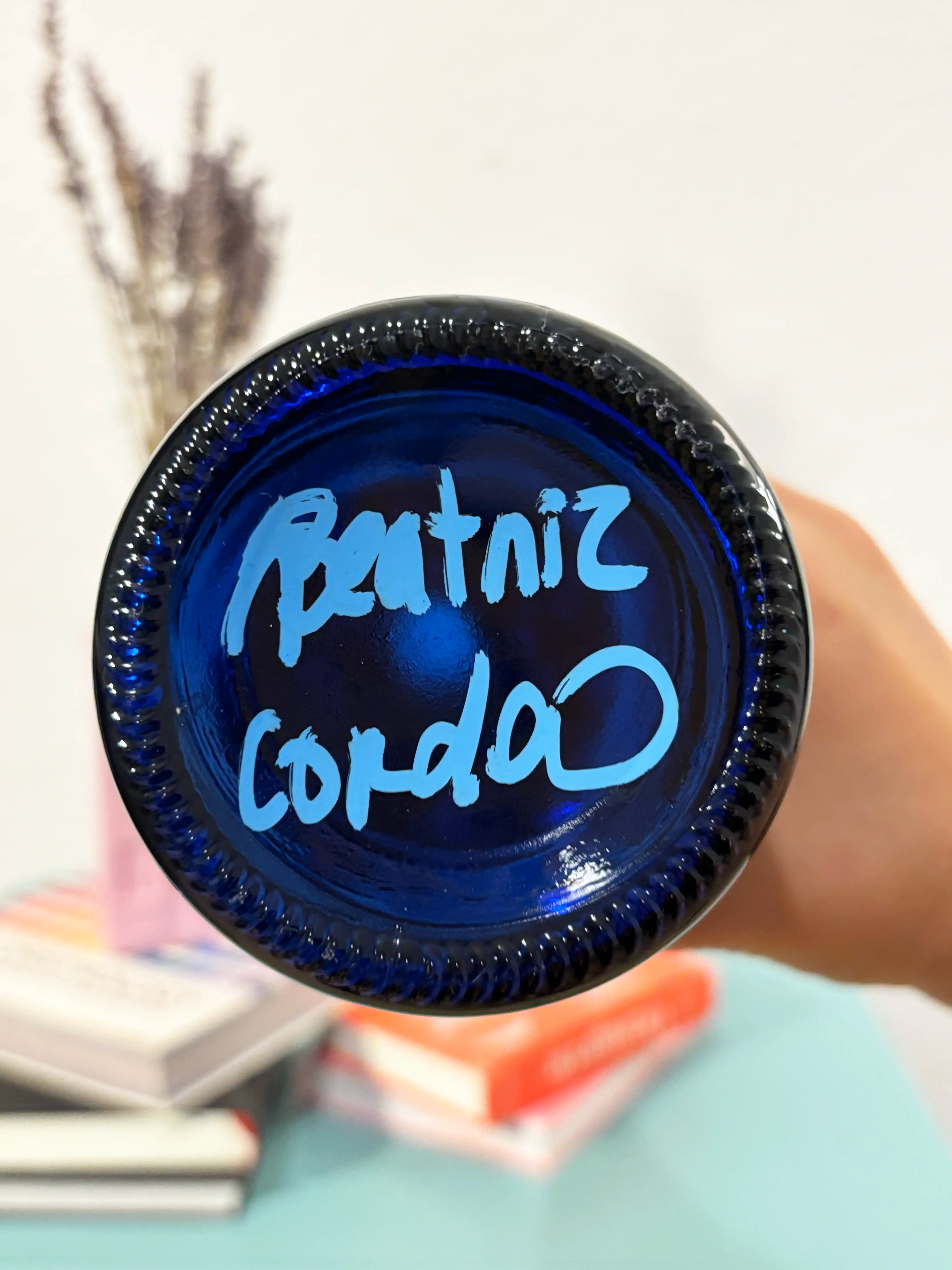 Botella "Azul Monet"