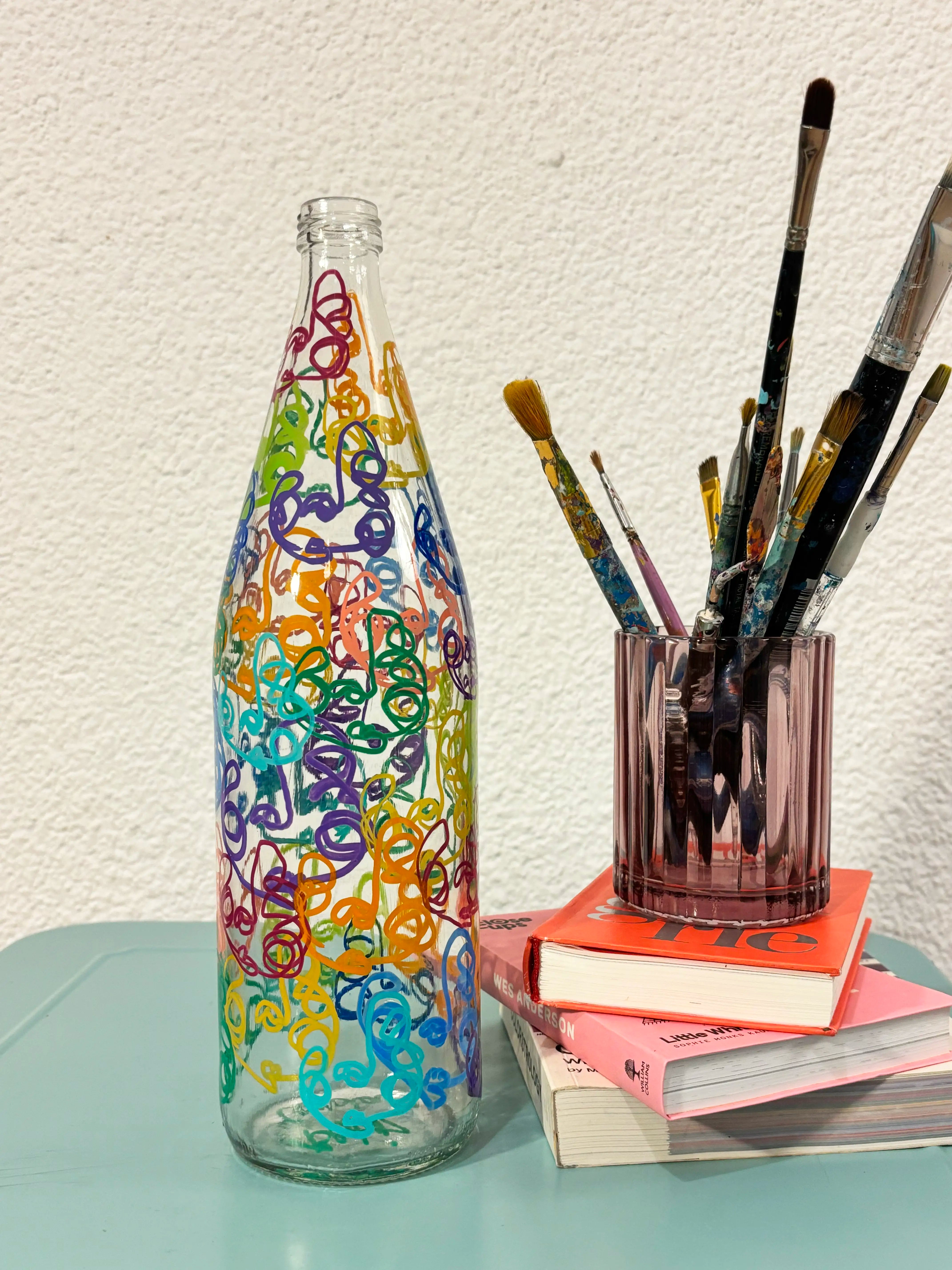 Botella "Nunca son muchos colores"