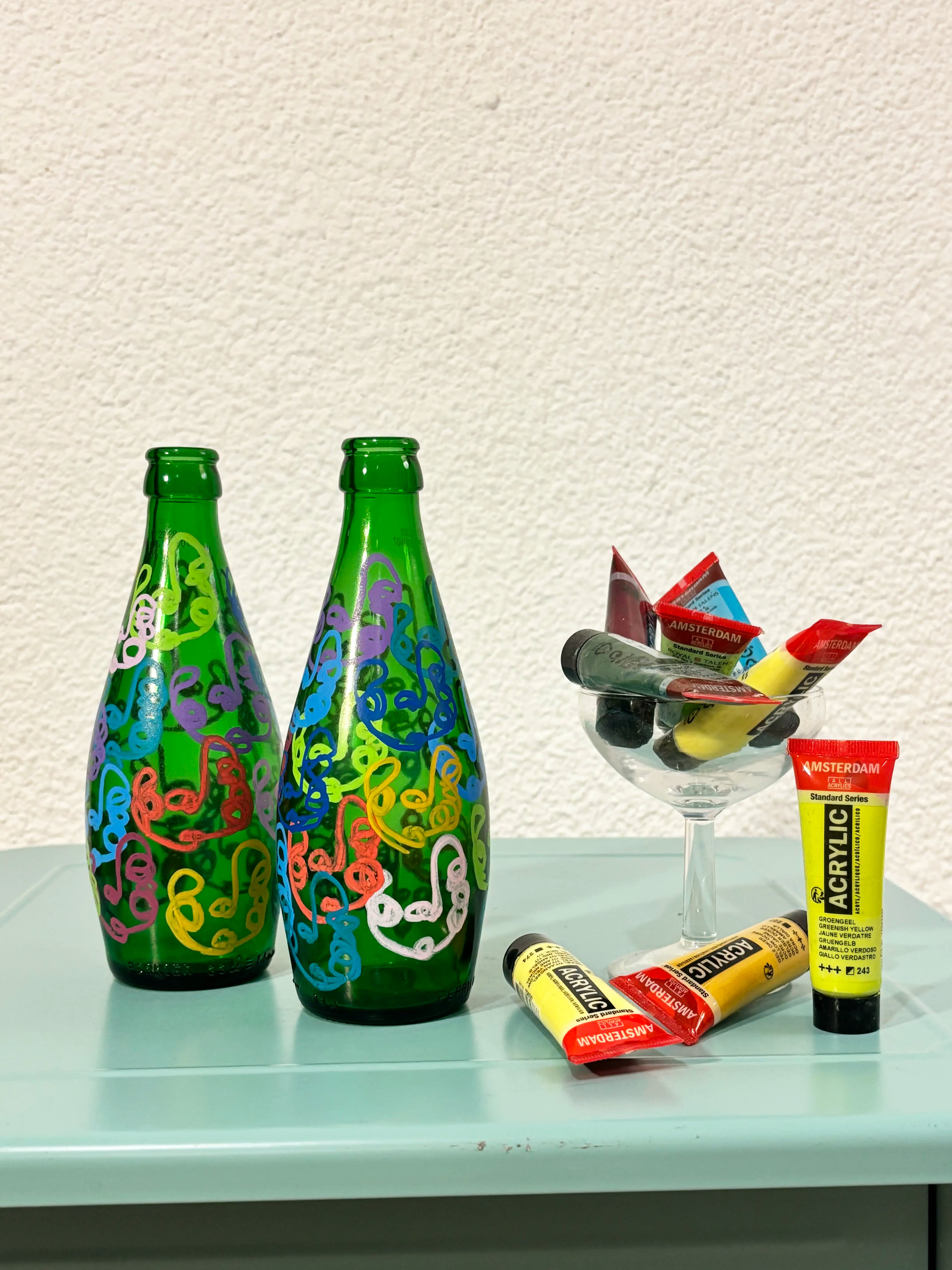 Botellas "Mini verde"
