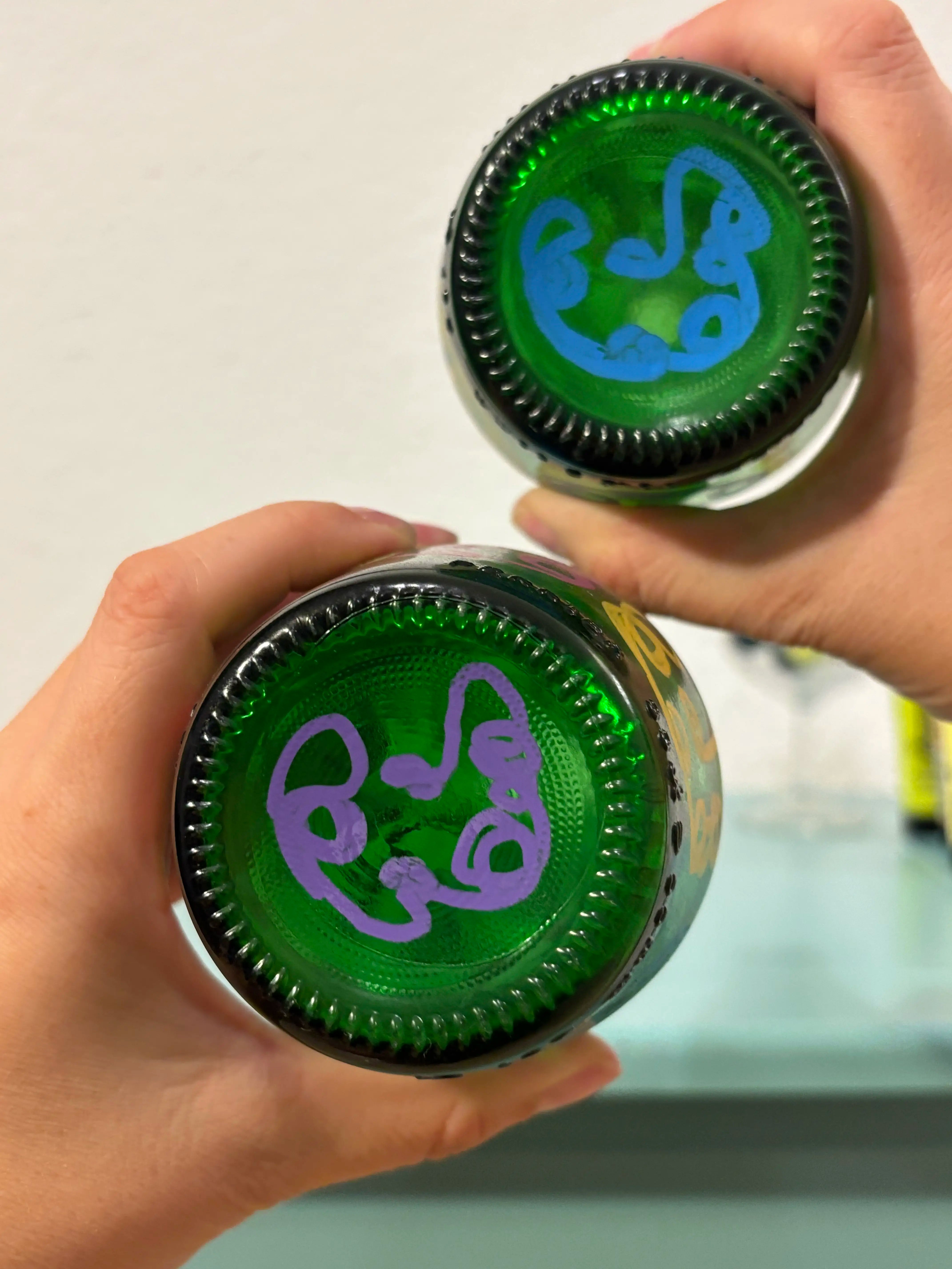 Botellas "Mini verde"
